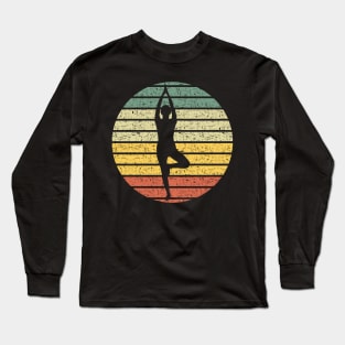 Vintage Yoga Silhouette Long Sleeve T-Shirt